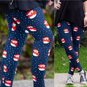 Ultra buttery soft holiday super stretchy trendy winter holiday leggings